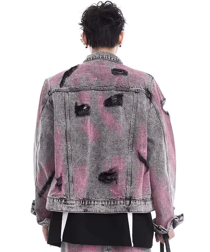 Painted Denim Jacket