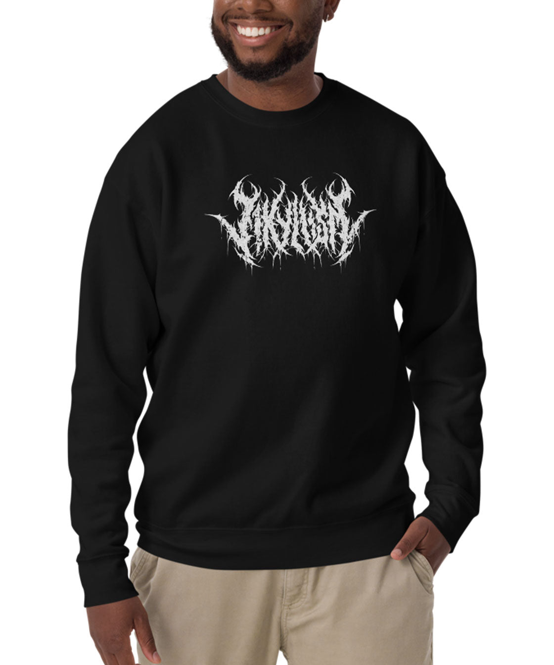 Metal logo embroidery Sweatshirts