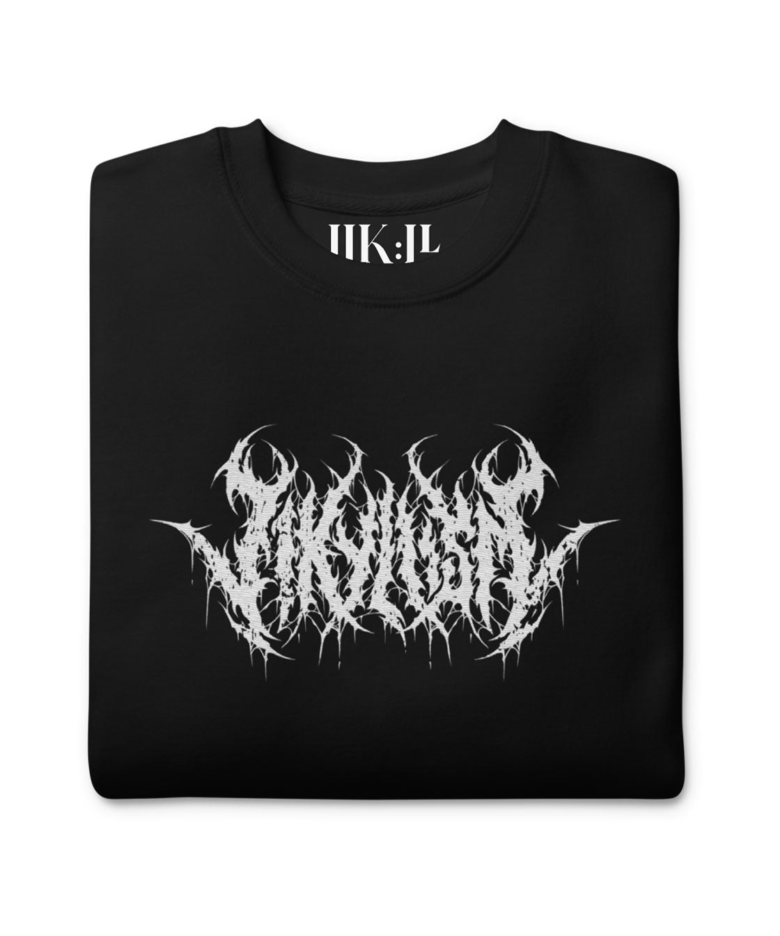 Metal logo embroidery Sweatshirts