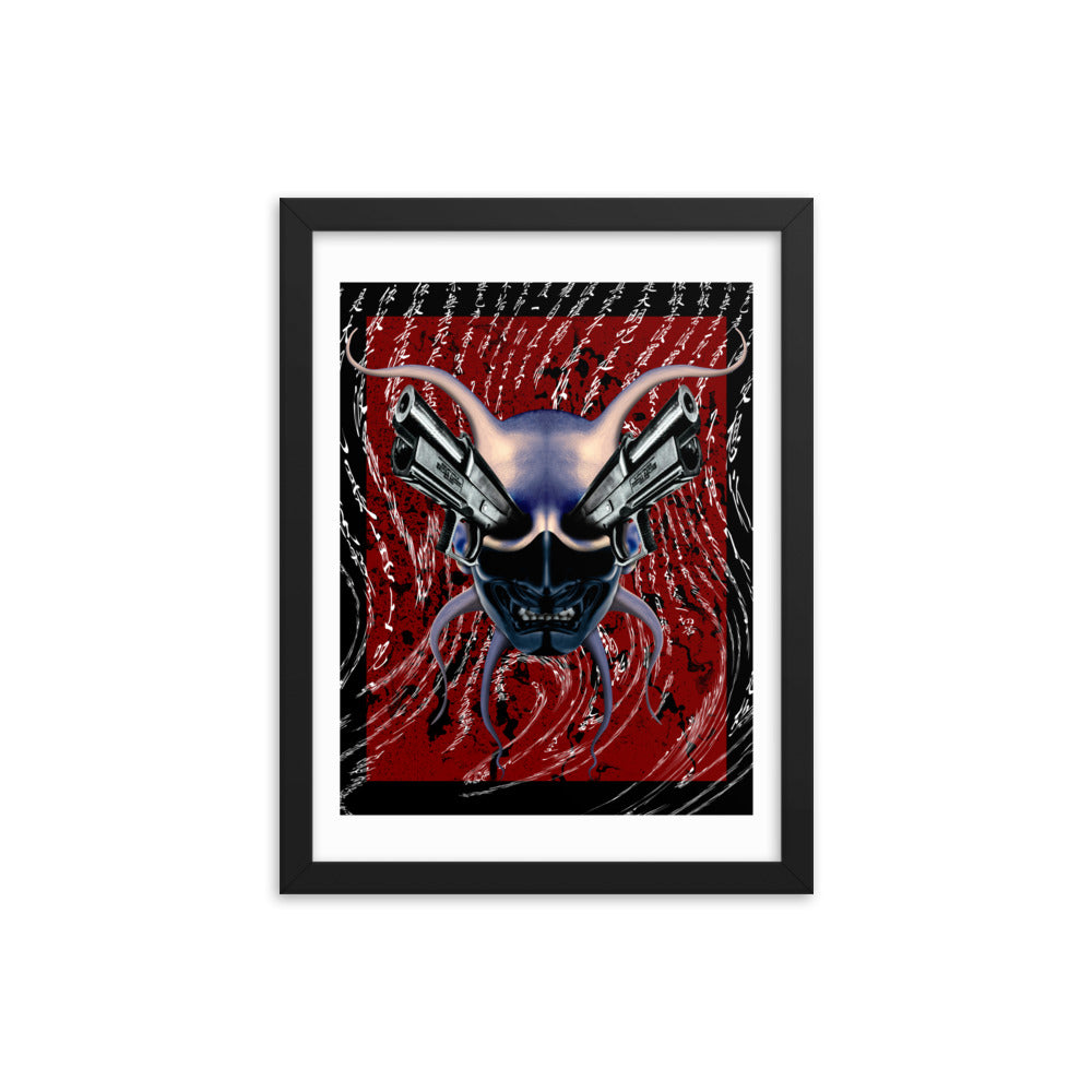 Japanese Demon Framed poster