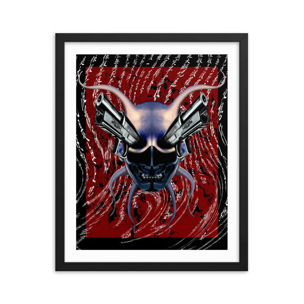 Japanese Demon Framed poster