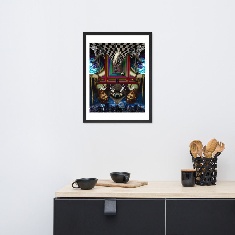 Dimension World Framed poster