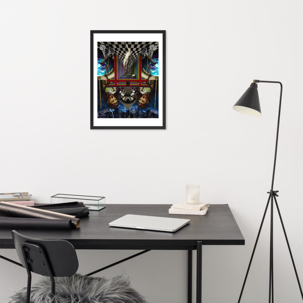 Dimension World Framed poster