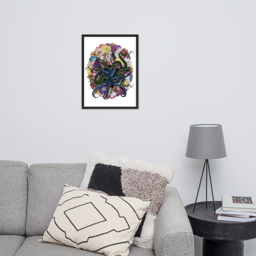 Flower funeral Framed poster