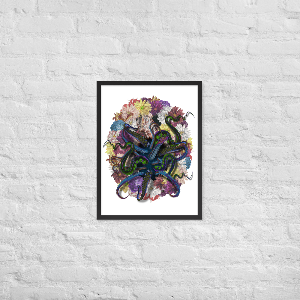 Flower funeral Framed poster