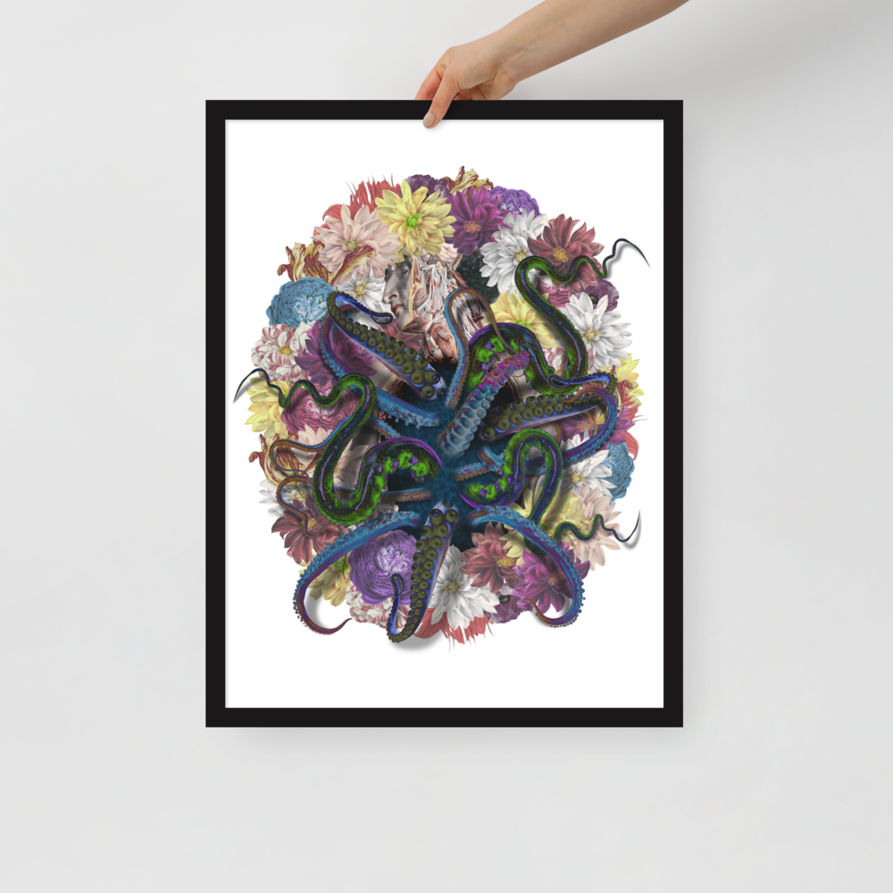 Flower funeral Framed poster