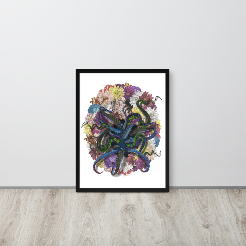 Flower funeral Framed poster