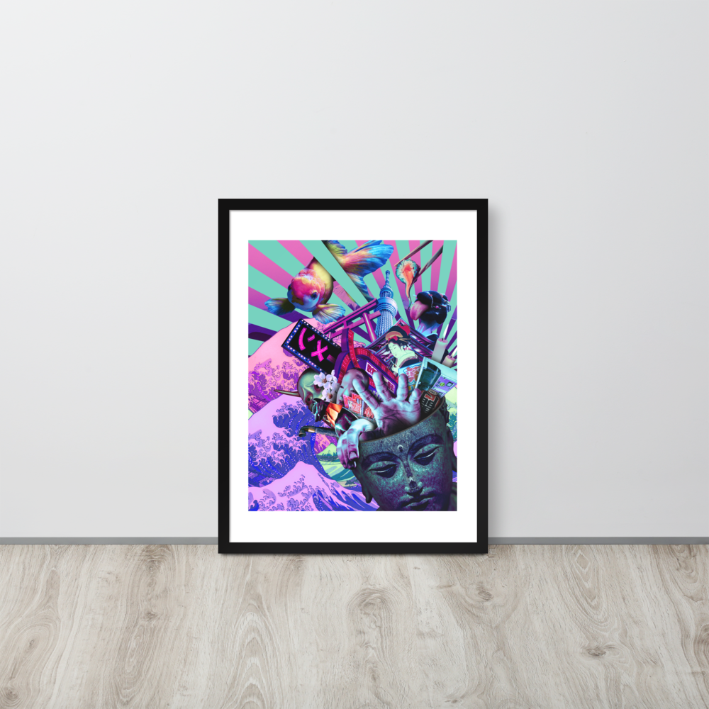 Chaosic Japan Framed poster