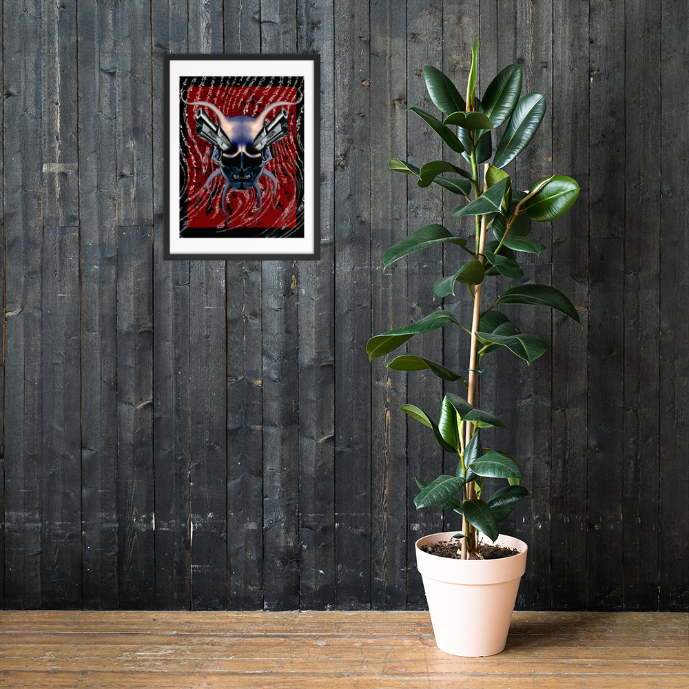 Japanese Demon Framed poster