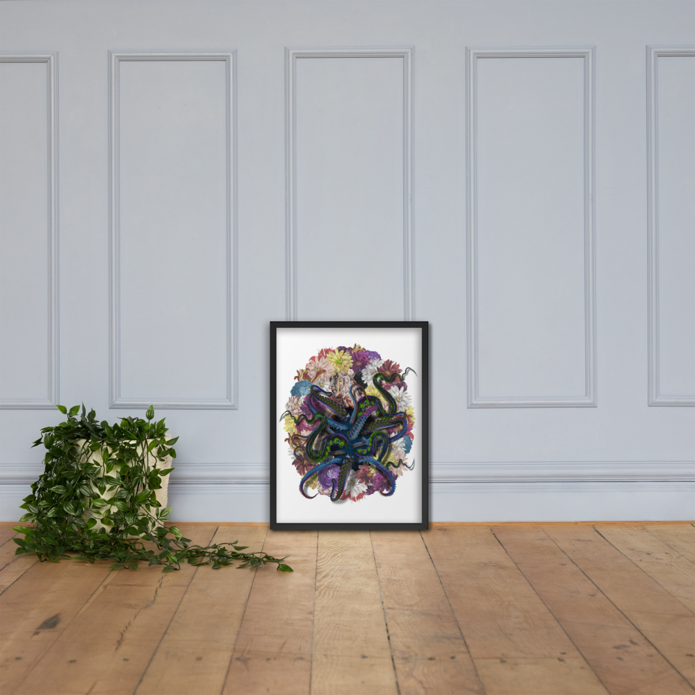 Flower funeral Framed poster