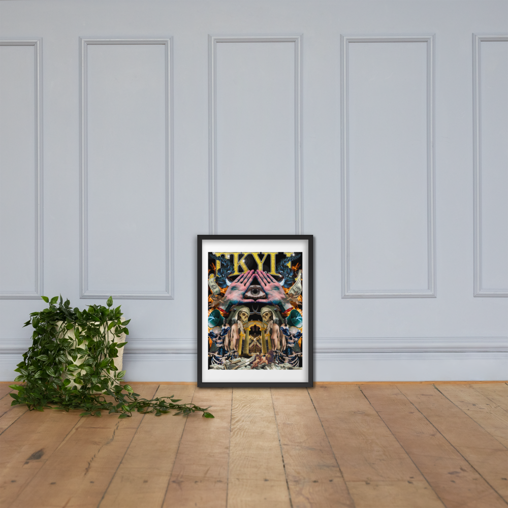 Chaotic Hip Hop Framed poster