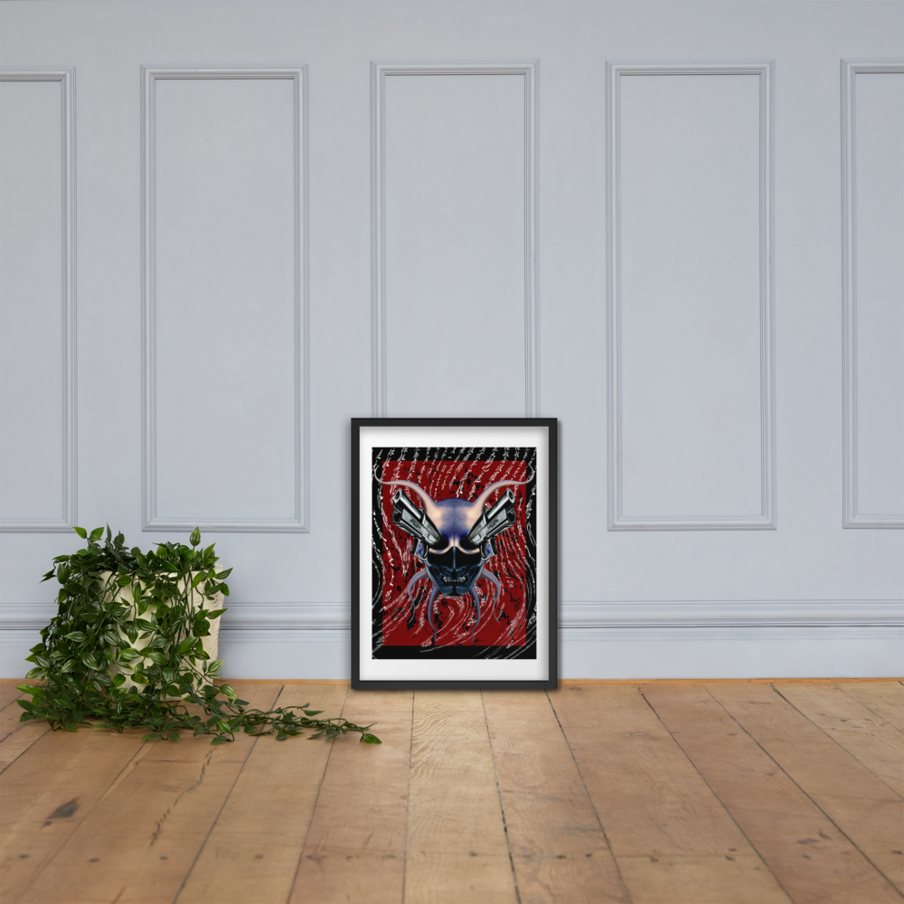 Japanese Demon Framed poster