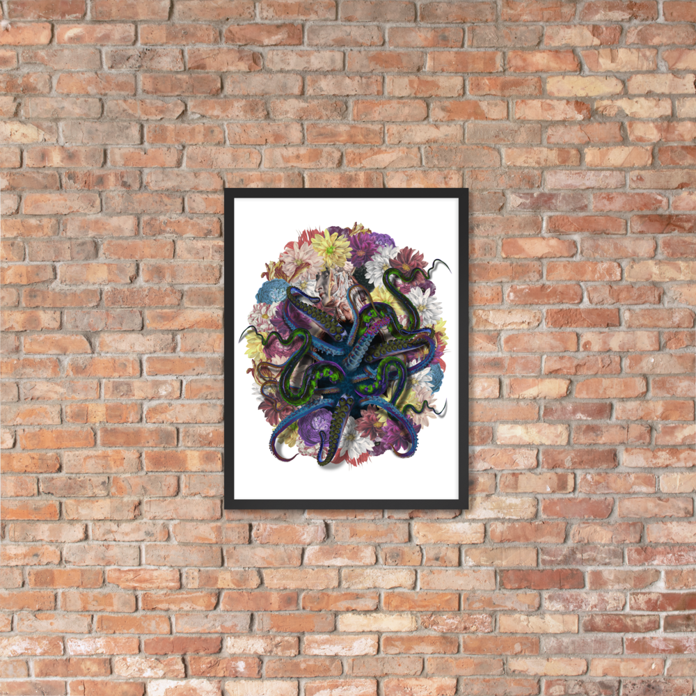 Flower funeral Framed poster