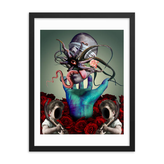 The Cursed Flower Framed poster