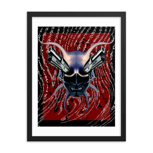 Japanese Demon Framed poster