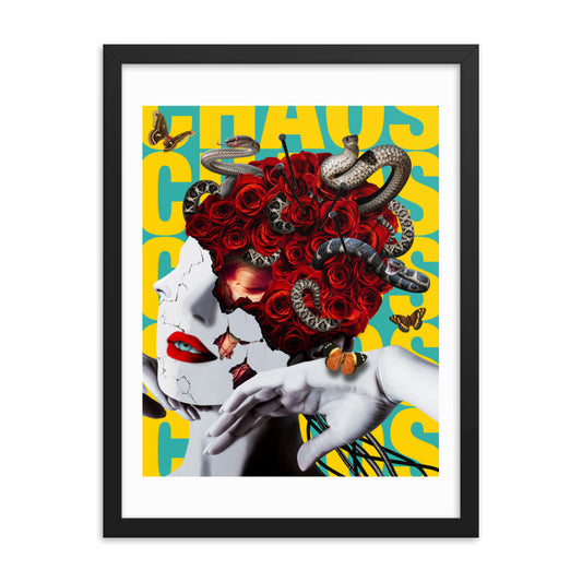 Mrs. Serpent Head Framed poster