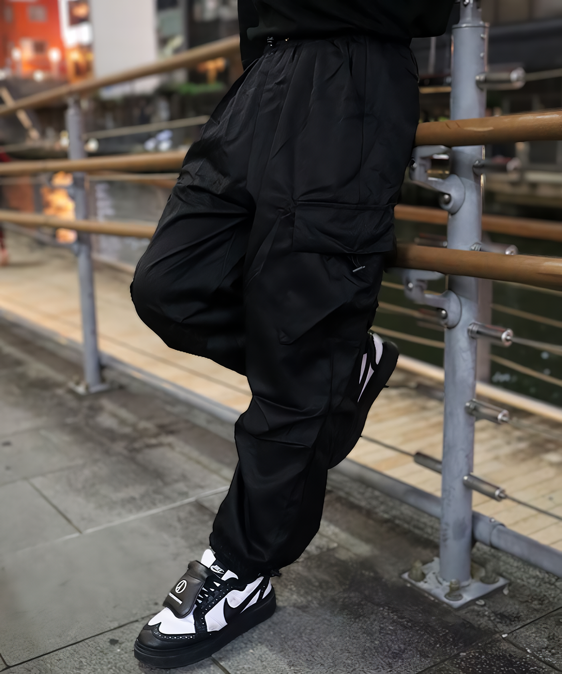 Big pocket parachute pants