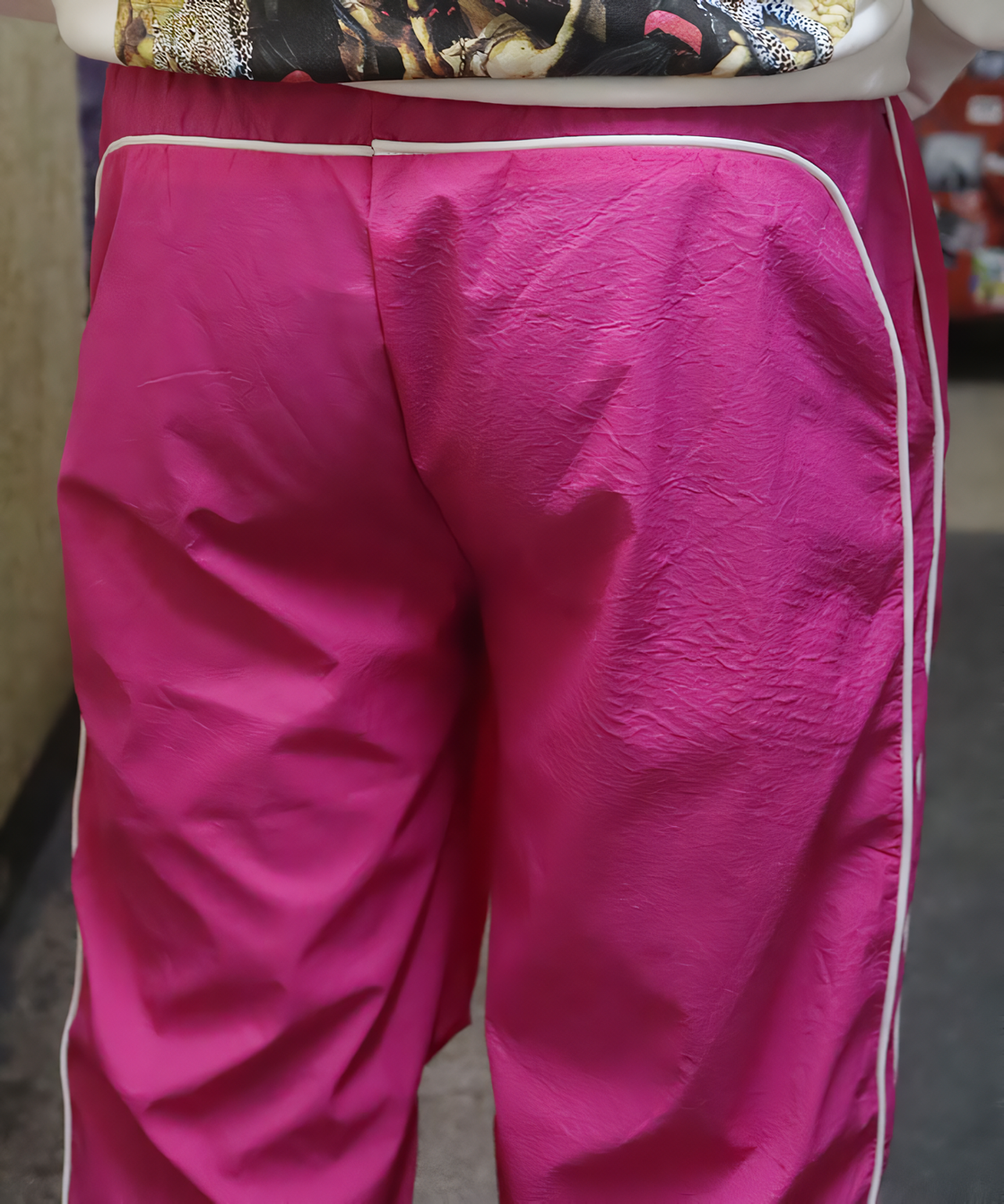 Nylon track pants