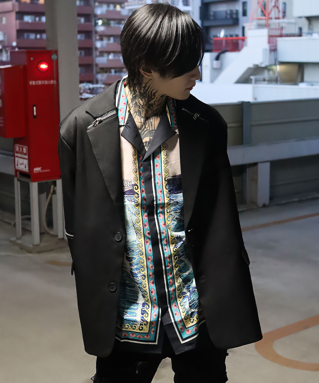 Zip design tailored jacket ver.2