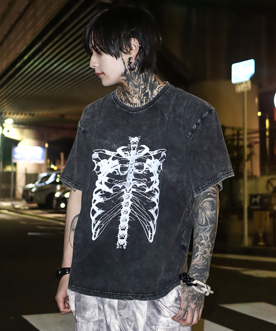 Bone print pigment TEE