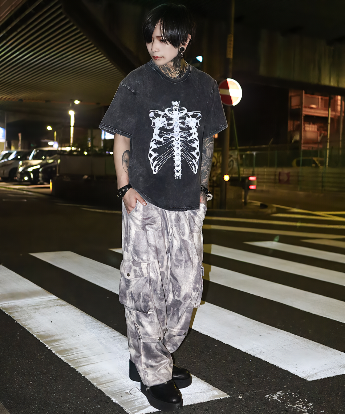 Bone print pigment TEE