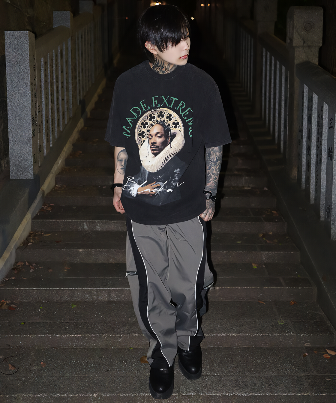 HIPHOP design oversize TEE