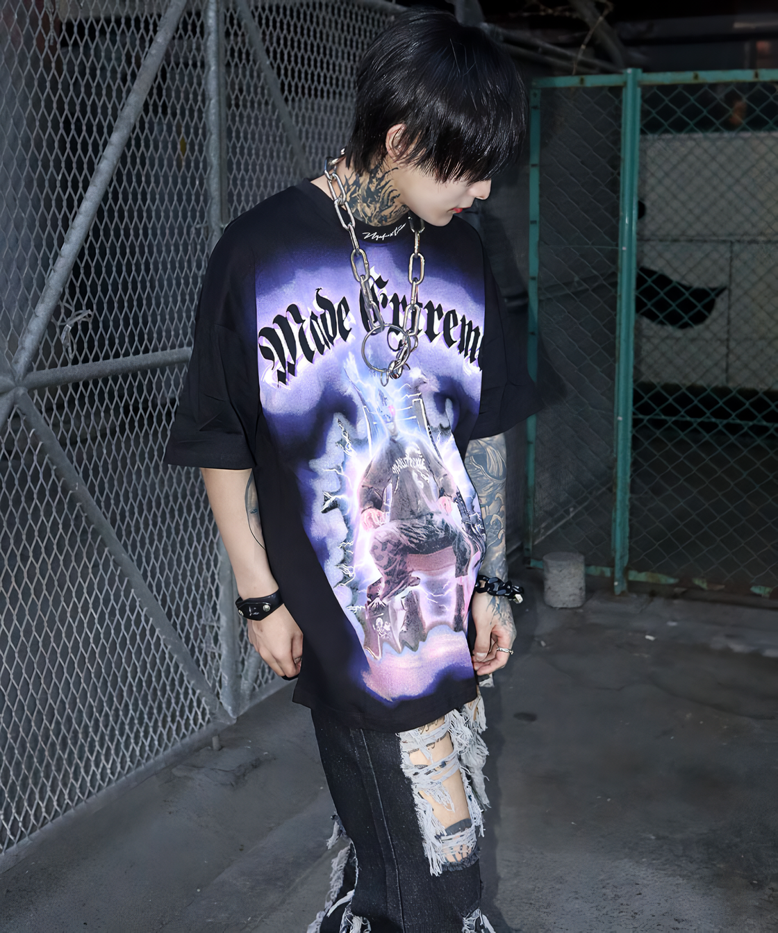 Electric chair oversize TEE