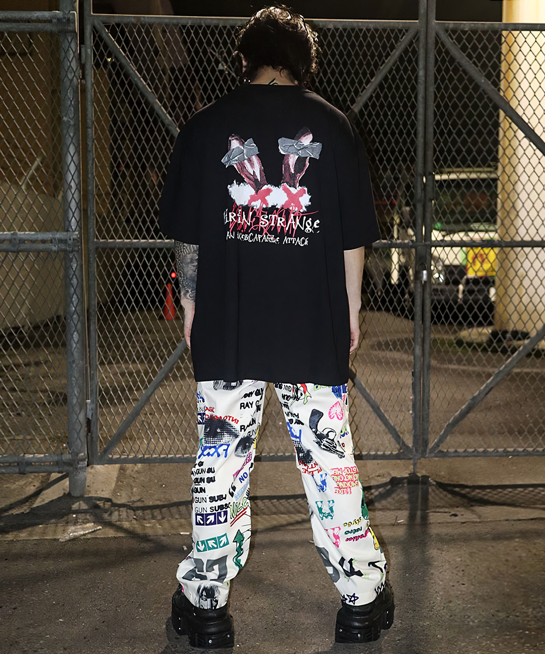 Bunny girl print TEE