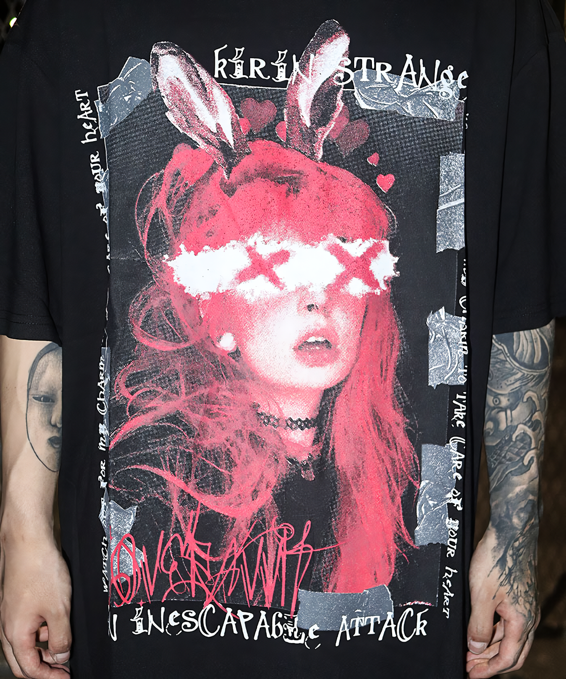 Bunny girl print TEE